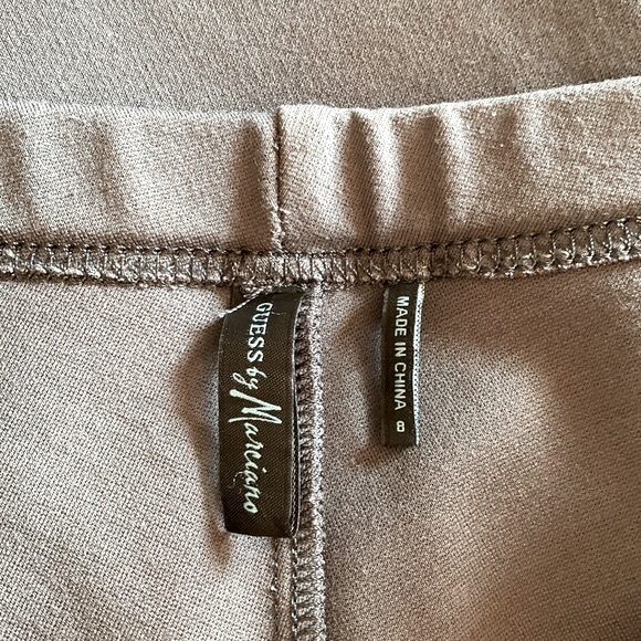 Guess by Marciano size 8 grey lamb leather leggings - Picture 11 of 14